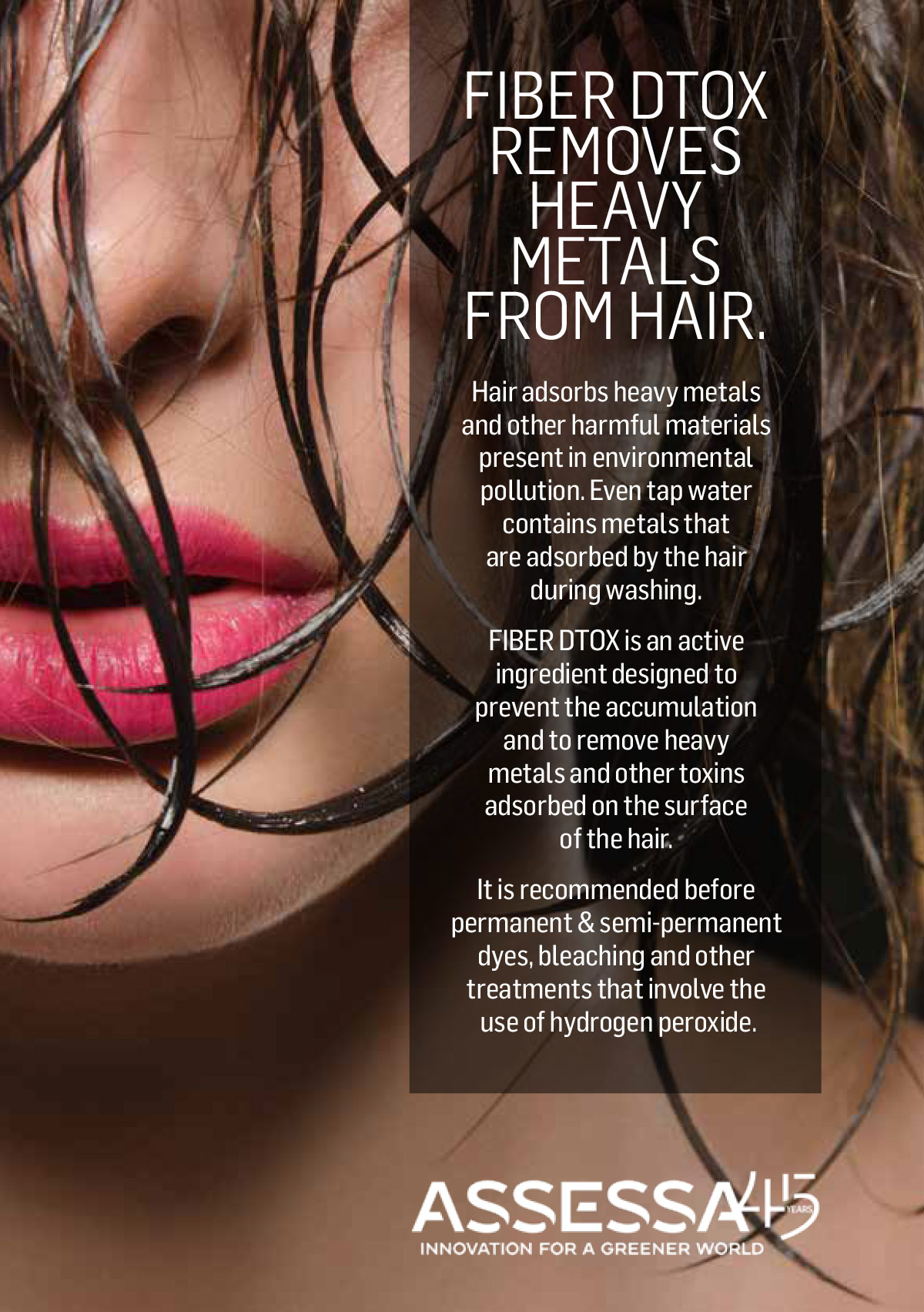 FIBER DTOX removes heavy metals from hair - Assessa